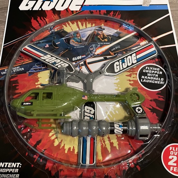 GI JOE flying chopper with hand, held launcher new - Picture 3 of 4